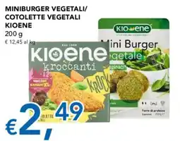 Migross Supermercati e Market Mini Burger Vegetale Kioene offerta