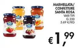 Maxi Coal Marmellata/Confettura Santa Rosa offerta