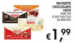 Maxi Coal Tavolette cioccolato Novi offerta