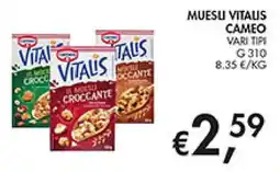 Maxi Coal Muesli Vitalis Cameo offerta