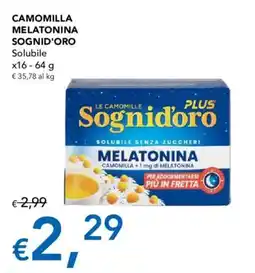 Migross Supermercati e Market Sognid'oro Melatonina offerta