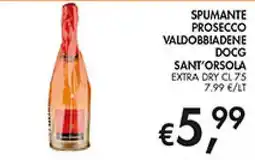 Maxi Coal Spumante Prosecco Valdobbiadene DOCG Sant'Orsola offerta
