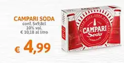 Maxi Coal Campari Soda offerta