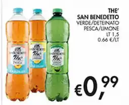 Maxi Coal The' San Benedetto verde/deteinato pesca/limone offerta