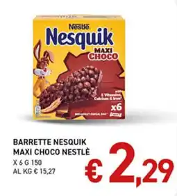 Coal City Barrette Nesquik Maxi Choco Nestlé offerta