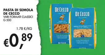 Maxi Coal Pasta di semola De Cecco offerta