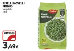 Ipercoop Piselli Novelli Findus offerta
