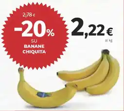 Ipercoop Banane Chiquita offerta