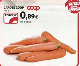 Ipercoop Carote Coop offerta