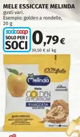 Ipercoop Mele essiccate Melinda offerta