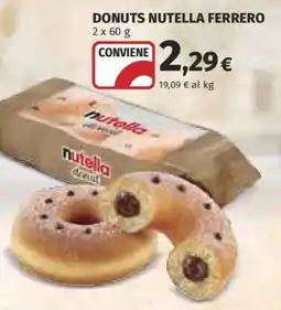 Ipercoop Donuts Nutella Ferrero offerta
