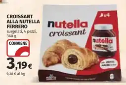 Ipercoop Croissant alla Nutella Ferrero offerta
