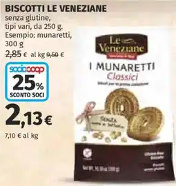Ipercoop Biscotti Le Veneziane offerta