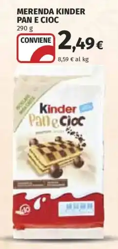 Ipercoop Kinder Pane e Cioc offerta