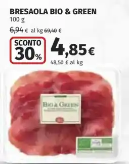 Ipercoop Bresaola Bio & Green offerta