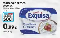 Ipercoop Formaggio fresco Exquisa classico offerta