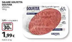 Ipercoop Salame Golfetta offerta