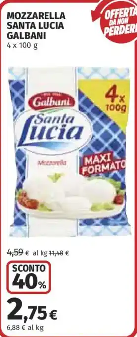Mozzarella Santa Lucia Galbani