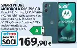 Ipercoop Smartphone Motorola G06 offerta