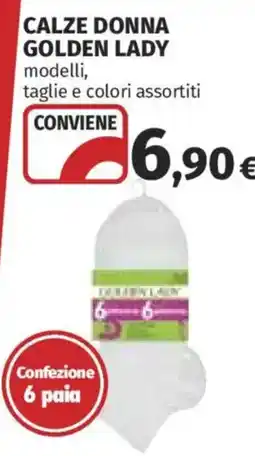 Ipercoop Calze donna Golden Lady offerta