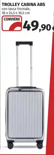Ipercoop Trolley cabina ABS offerta