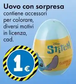 Tedi Uovo con sorpresa Stitch offerta
