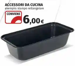 Ipercoop stampo rettangolare offerta