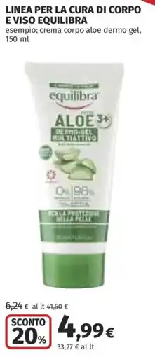 Ipercoop crema corpo aloe dermo gel offerta