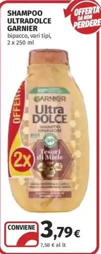 Ipercoop Shampoo ultradolce Garnier offerta