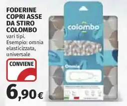 Ipercoop Foderine copri asse da stiro Colombo offerta