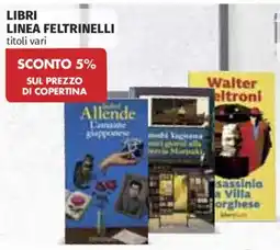 Ipercoop Libri Linea Feltrinelli offerta