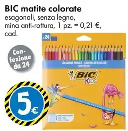 Tedi BIC matite colorate esagonali senza legno offerta