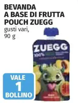 Ipercoop Bevanda a base di frutta pouch Zuegg offerta