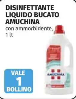 Ipercoop Disinfettante liquido bucato Amuchina offerta