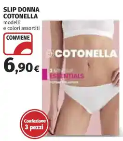 Ipercoop Slip donna Cotonella offerta