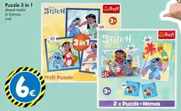 Tedi Puzzle 3 in 1 Trefl offerta