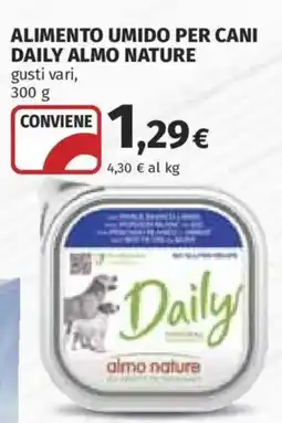 Ipercoop Alimento umido per cani Daily Almo Nature offerta