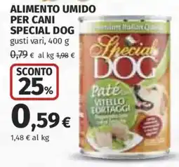 Ipercoop Special Dog Pate Vitello Carne offerta