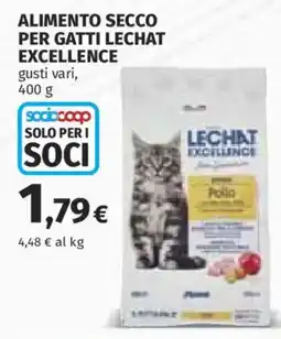 Ipercoop Alimento secco per gatti Lechat Excellence offerta