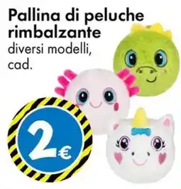 Tedi Pallina di peluche rimbalzante offerta