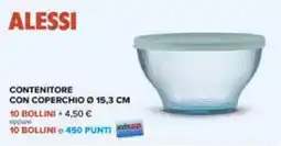 Ipercoop Contenitore Alessi con coperchio offerta