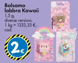 Tedi Balsamo labbra Kawaii offerta
