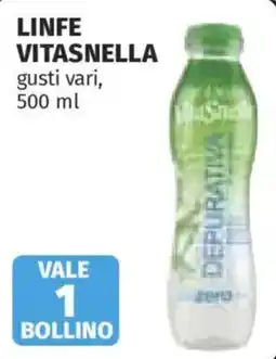Ipercoop Linfe Vitasnella offerta