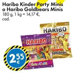 Tedi Haribo Kinder Party Minis o Haribo Goldbears Minis offerta