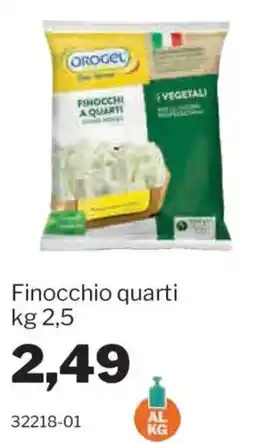 GrosMarket Orogel Finocchio quarti offerta
