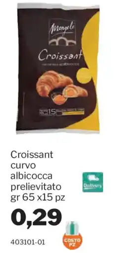 GrosMarket Croissant curvo albicocca offerta