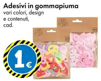 Adesivi in gommapiuma