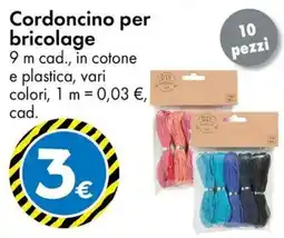 Tedi Cordoncino per bricolage offerta