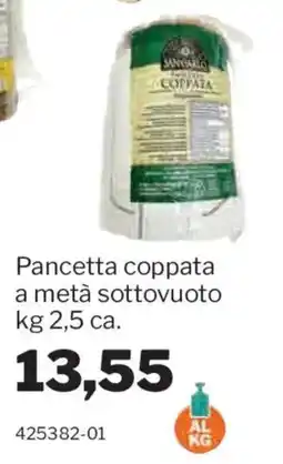 GrosMarket Pancetta coppata Sannarco offerta