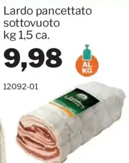 GrosMarket Lardo pancettato sottovuoto offerta